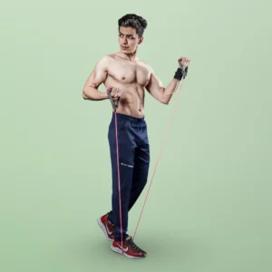 Premium Sporty 4 way Lycra Solid Navy Blue Track Pant (LQ-119)